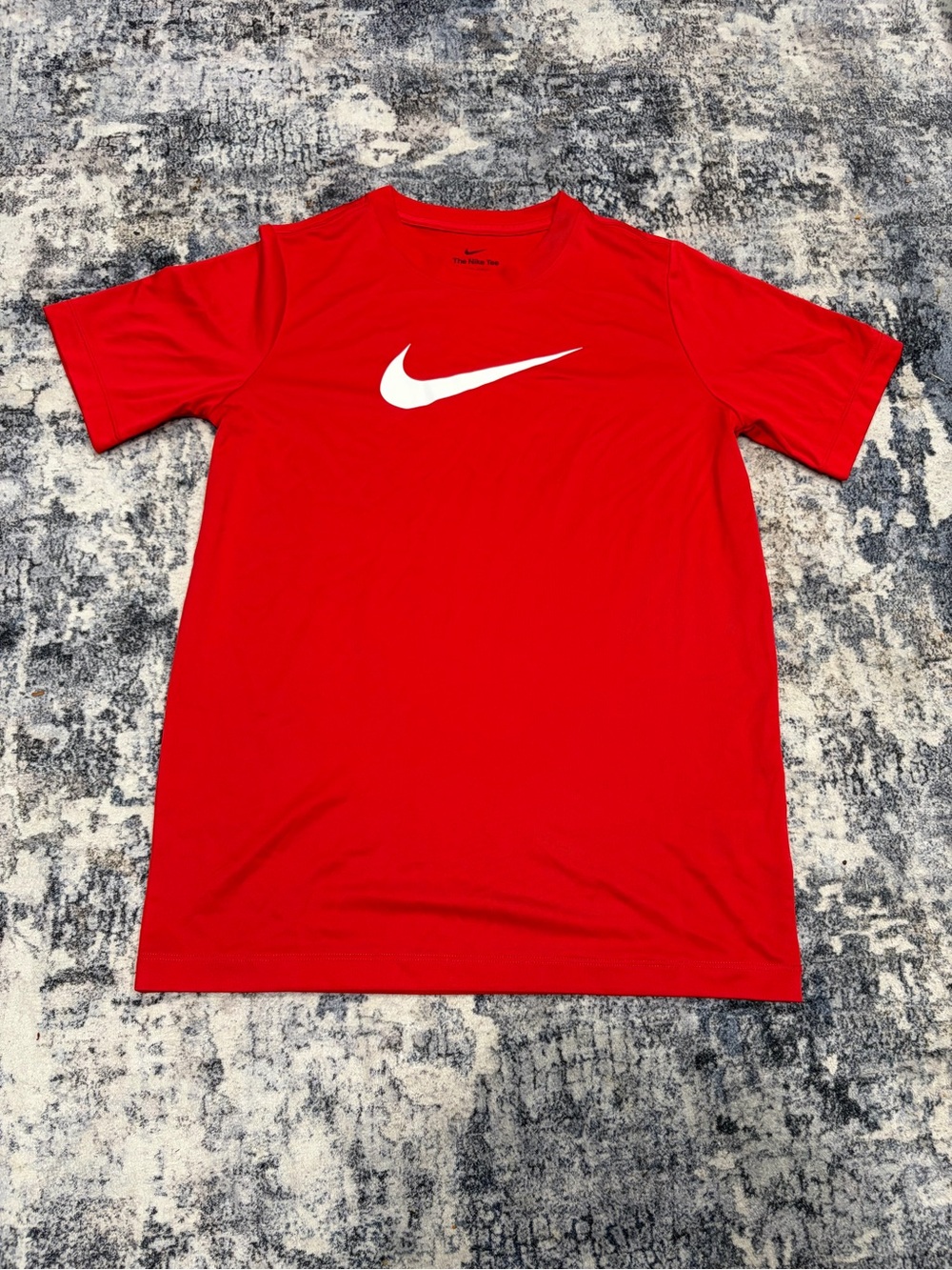 Nike Boys Red Dri-FIT Short Sleeve Athletic T-Shirt Size XL